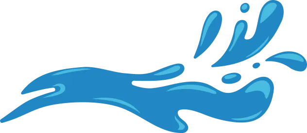 Illustration éclaboussure bleue (variante)