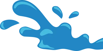 Illustration éclaboussure bleue (style graphique)